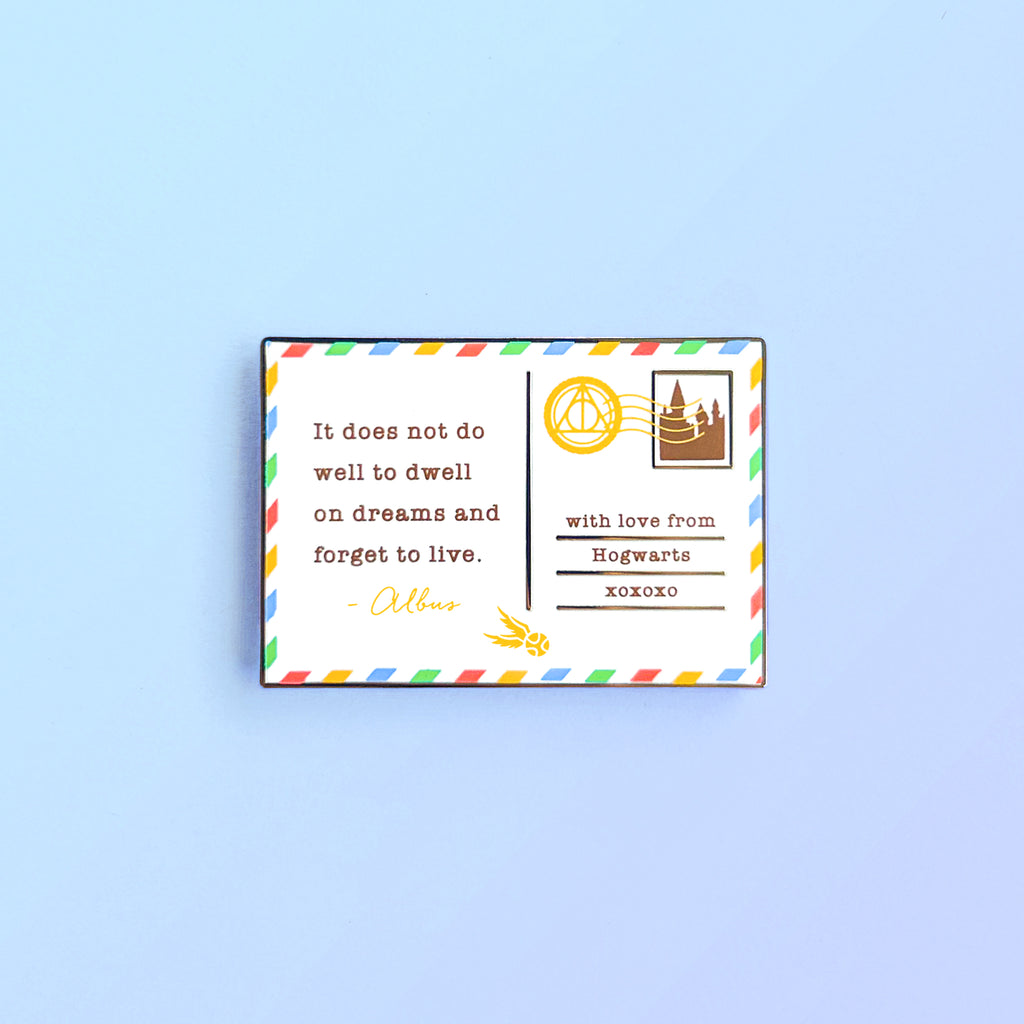 Albus' Postcard Enamel Pin