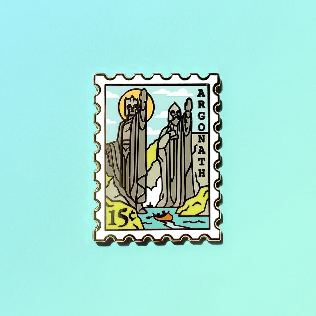 Argonath Enamel Pin