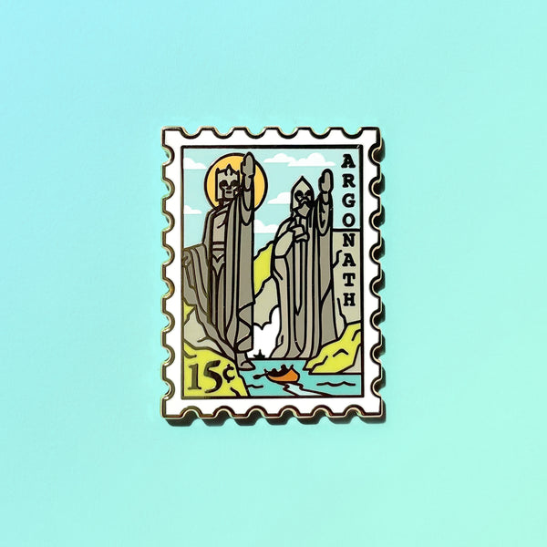 Argonath Enamel Pin