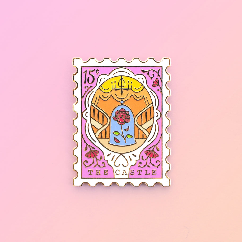 Beast's Castle Enamel Pin