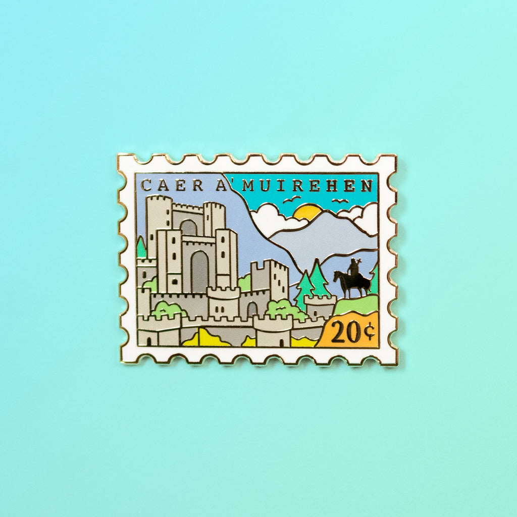 Caer a'Muirehen Enamel Pin