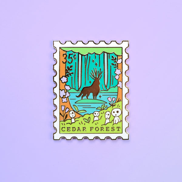 Cedar Forest Enamel Pin