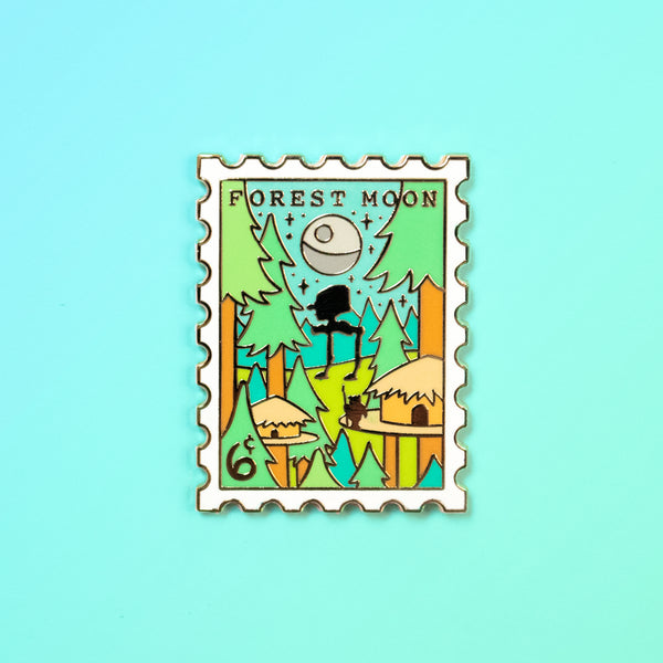 Forest Moon Enamel Pin
