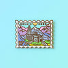 helms deep stamp enamel pin