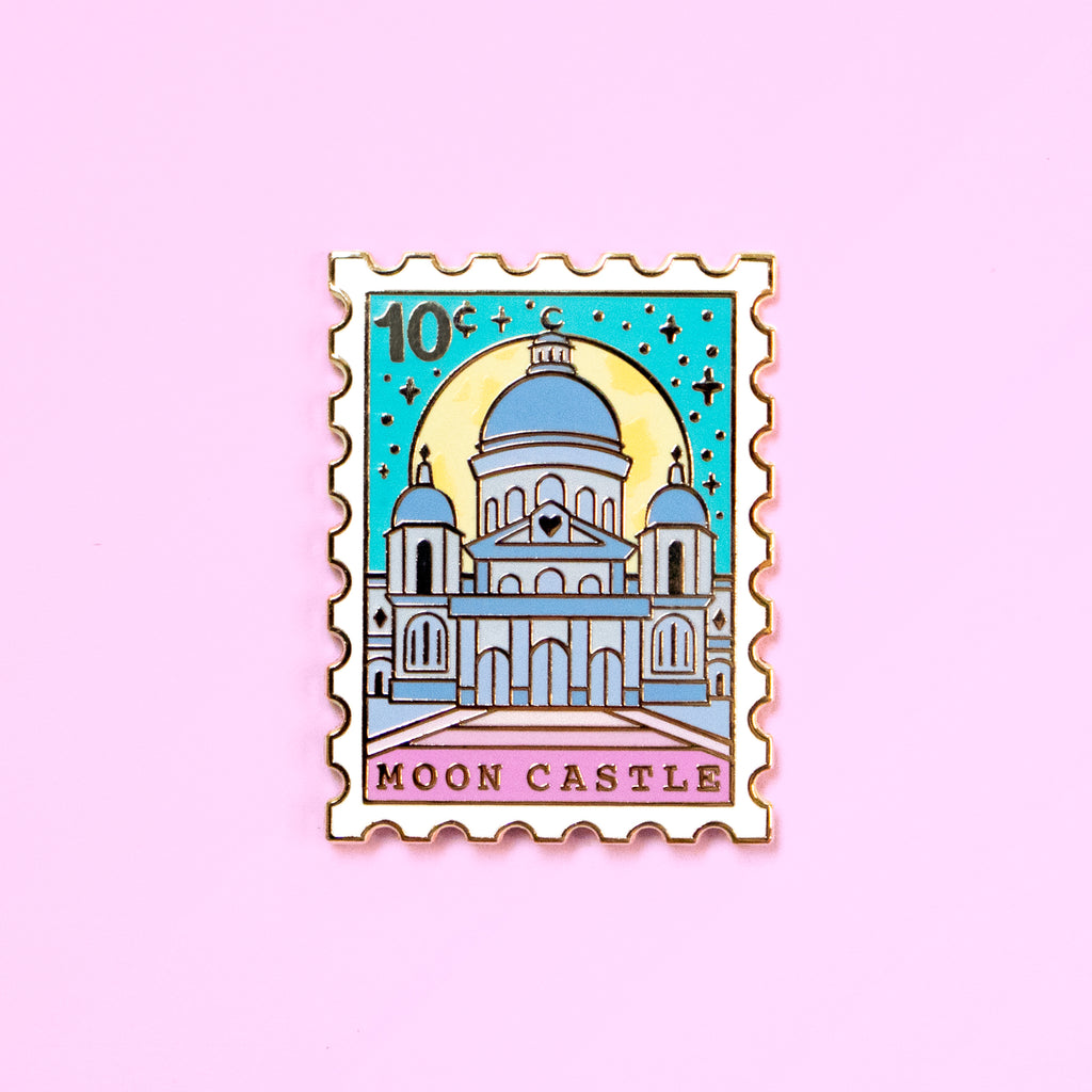Moon Castle Enamel Pin