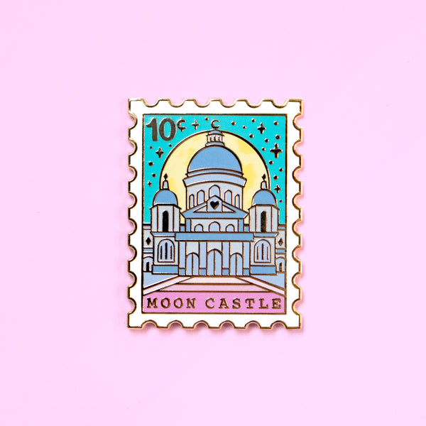 Moon Castle Enamel Pin