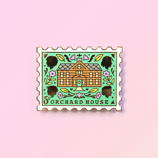 Orchard House Enamel Pin