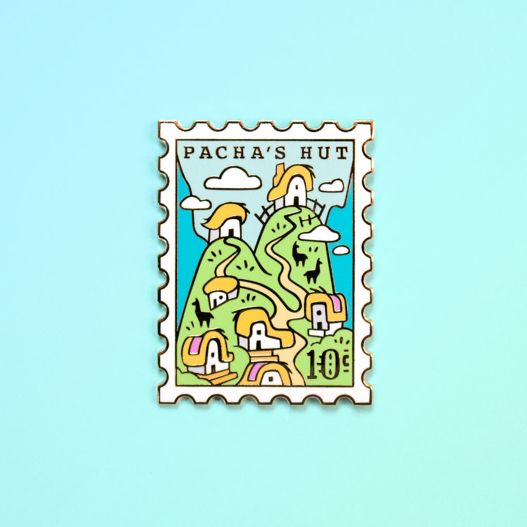 Pacha's Hut Enamel Pin