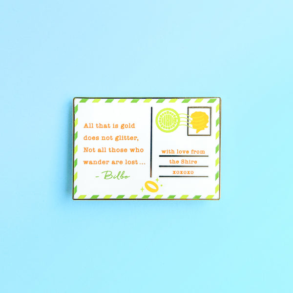 Bilbo's Postcard Enamel Pin