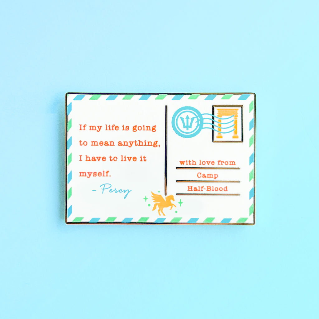 Percy's Postcard Enamel Pin