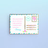 Darcy's Postcard Enamel Pin