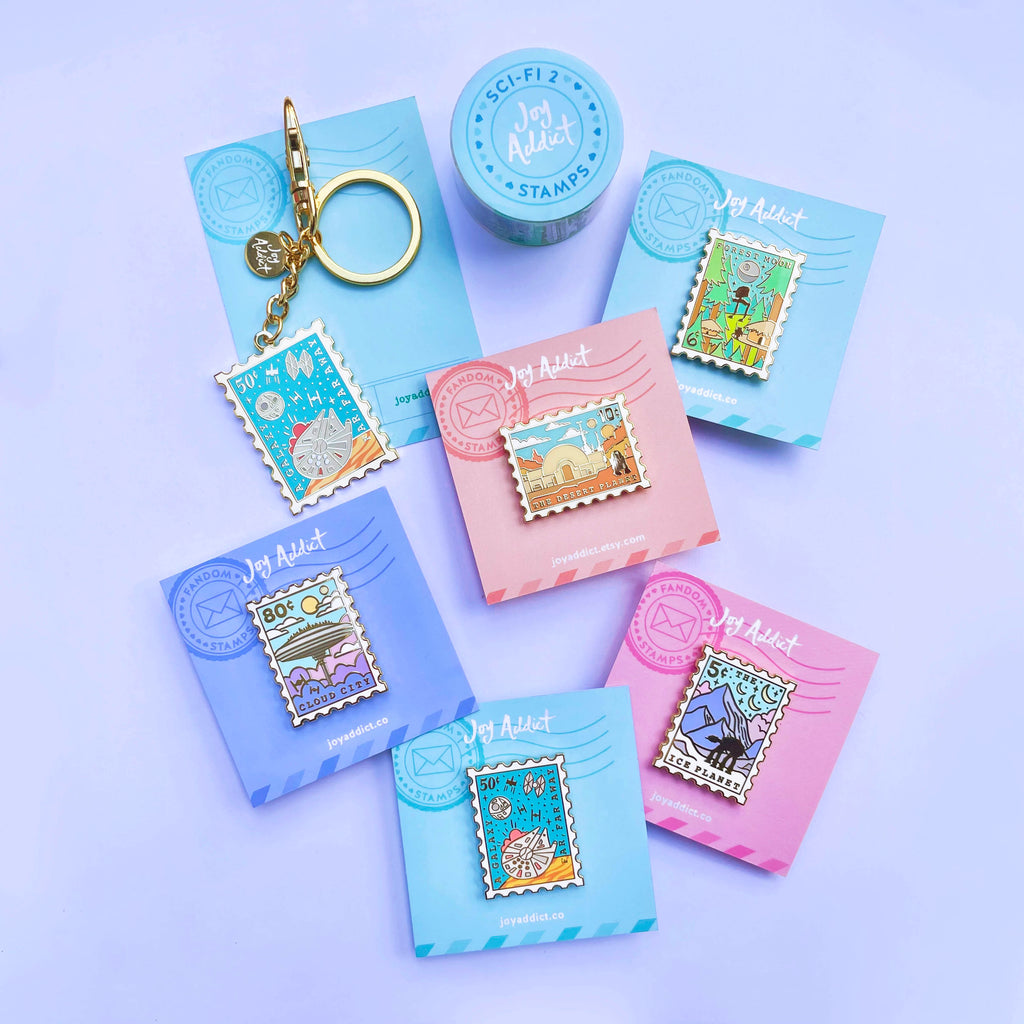 Space Bundle // Pins, Keychain & Washi