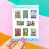 Stamp Collection 6 Sticker Sheet