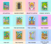 Mix & Match Set of 10 Stamp Enamel Pins