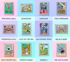 Mix & Match Set of 10 Stamp Enamel Pins