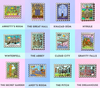 Mix & Match Set of 10 Stamp Enamel Pins