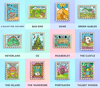 Mix & Match Set of 10 Stamp Enamel Pins