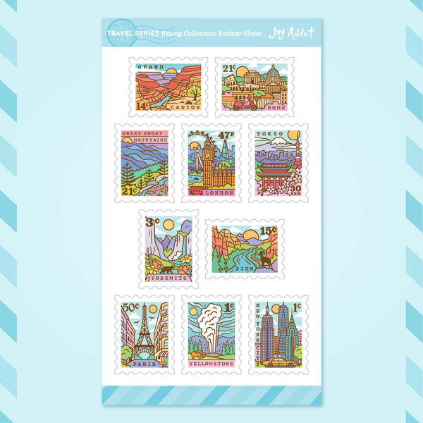 Travel Series Sticker Sheet