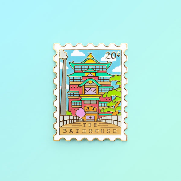 The Bathhouse Enamel Pin