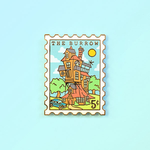 The Burrow Enamel Pin