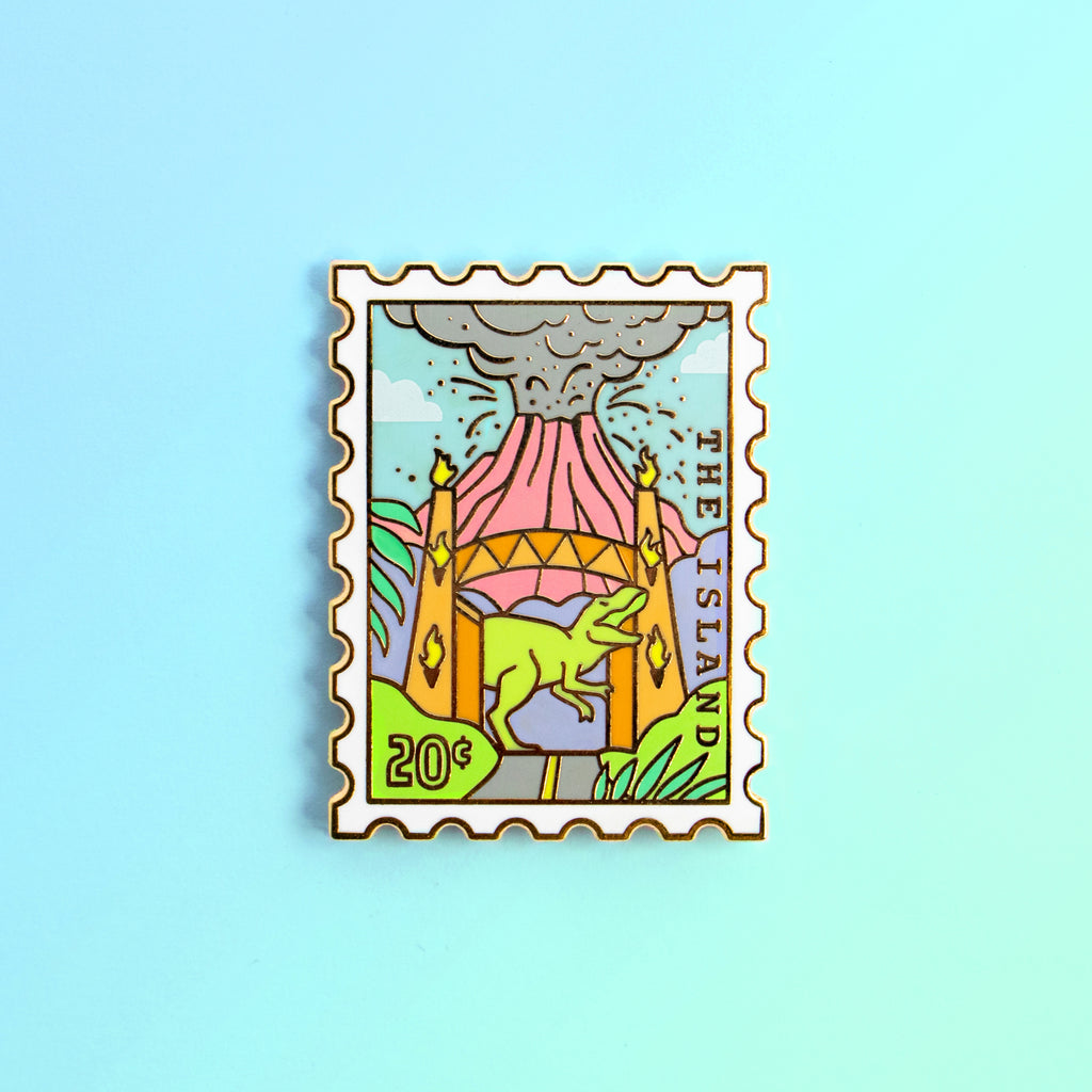 The Island Enamel Pin