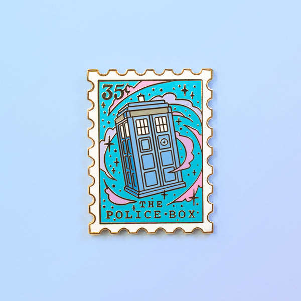 The Police Box Enamel Pin