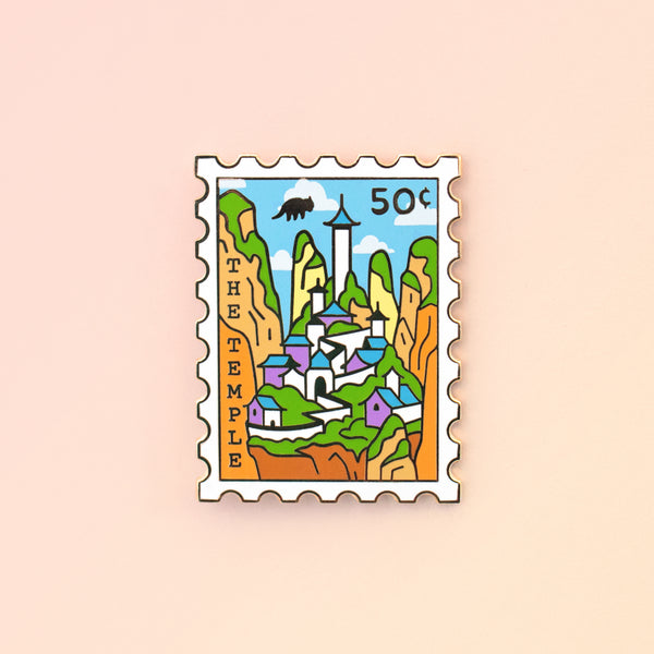 The Temple Enamel Pin
