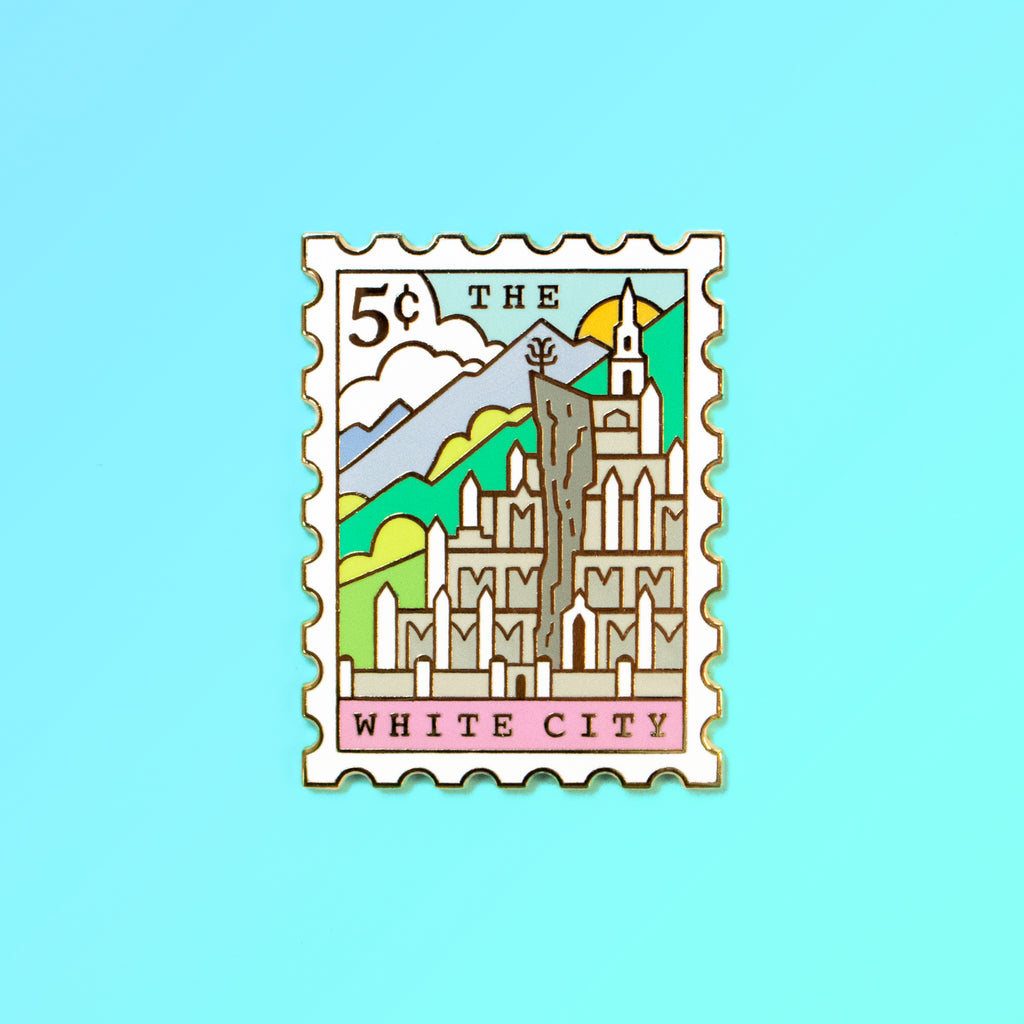 The White City Enamel Pin