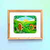 8 x 10 Framed Art Print Mockup of Bag End