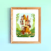 The Burrow Art Print 8x10 Framed