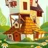 The Burrow Art Print 8x10 Framed