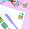 Washi tape The magical express train on stationary
