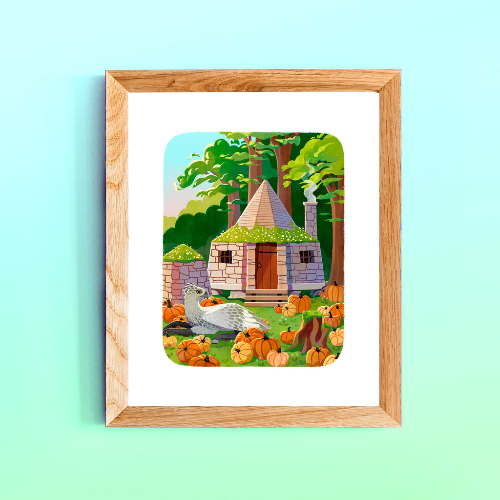 8 x 10 Art Print The Hut