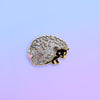 Magical Animals of Spells and Wizardry Enamel Pin Hedgehog in Black