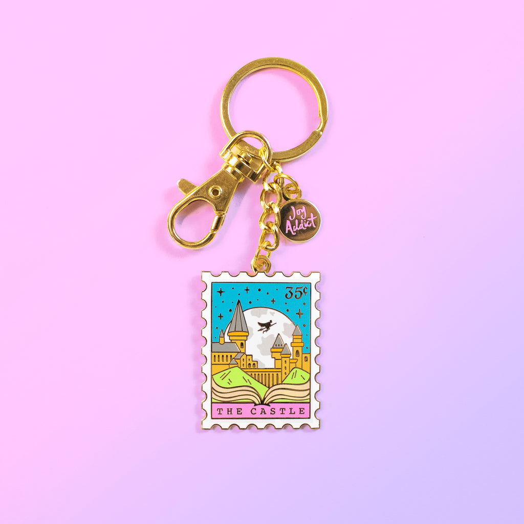The Castle Enamel Keychain