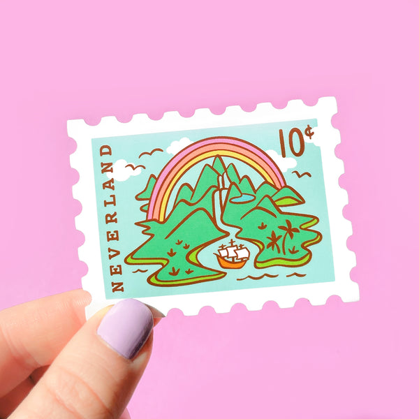 Neverland Stamp Vinyl Sticker