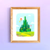 8 x 10 Framed Art print Wizard of Oz