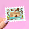 Pride and Prejudice, Pemberley Stamp Vinyl Sticker