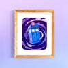 8 x 10 Art Print The Police Box