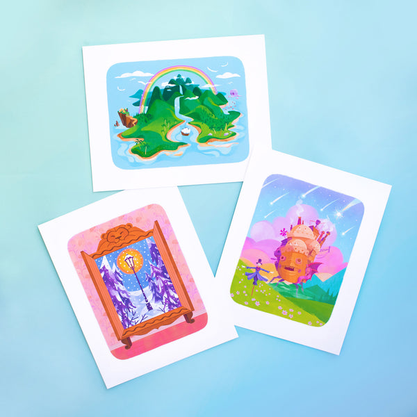 Neverland Island Art Print | Fan Art Enamel Pin | Fandom Artwork