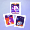 8 x 10 Art Print Mockups - Galaxy Far Far Away, The Castle and Dune.