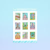 Sticker Sheet of Stamp fandom designs