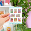 Stamp Collection 5 Sticker Sheet