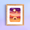 The Desert Planet Art Print 8x10 Framed