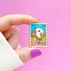 The Castle Enamel Pin