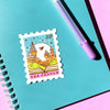 The Castle Stamp Vinyl Sticker