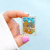 The Village Enamel Pin