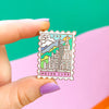 The White City Enamel Pin