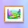 Valley of the Wind Art Print in Frame 8x10