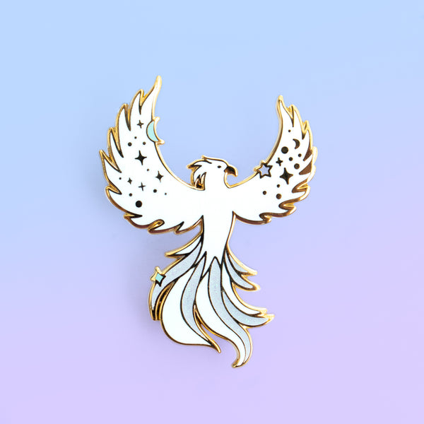 Magical Guardian Phoenix Animal of Spells and Wizardry Enamel Pin